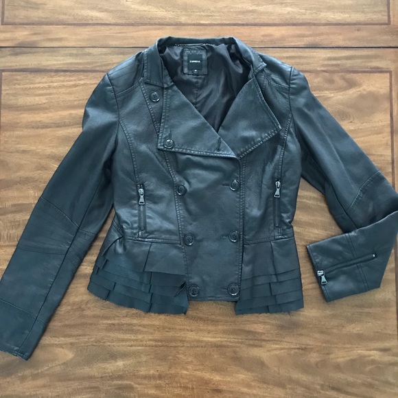 Jackets & Blazers - ✨Express Faux Leather Jacket